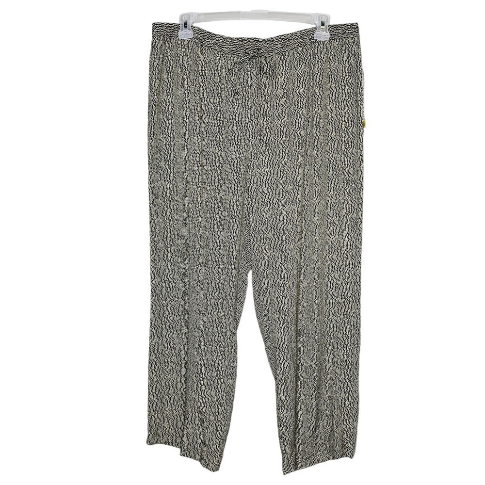 Joan Leslie Elastic Drawstring Pull On Pants